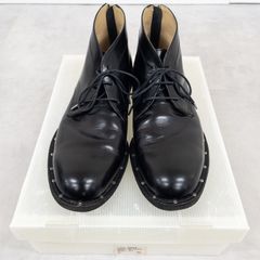 mastermind JAPAN マスターマインドジャパン ブーツ ロゴプレートレザー ブラック メンズ 28 b01571
