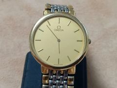 電池交換済 美品 OMEGA オメガ デビル 腕時計 QZ レディース 16mm