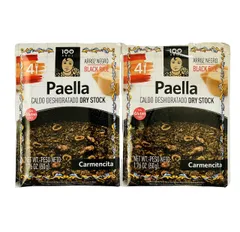パエリアの素 （4人前） カルメンシッタ PAELLA BLACK RICE 50G CARMENCITA 輸入食品 スペイン産 (イカスミパエリアの素×2個セット) [イカスミパエリアの素×2個セット]のサムネイル