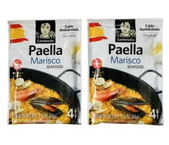パエリアの素 （4人前） カルメンシッタ PAELLA BLACK RICE 50G CARMENCITA 輸入食品 スペイン産 (シーフードパエリアの素×2個セット) [シーフードパエリアの素×2個セット]のサムネイル