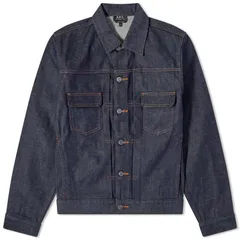 アーペーセー メンズ アウター ジャケット・ブルゾン APC Work Jean Jacket Indigo インディゴのサムネイル