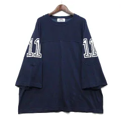 チャオパニック ティピー CIAOPANIC TYPY サウンズグッド SOUNDS GOOOOD フットボール Tシャツ ネイビー 紺のサムネイル