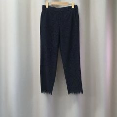 未使用品【スーパービューティー 】総レース パンツ ネイビー サイズ44