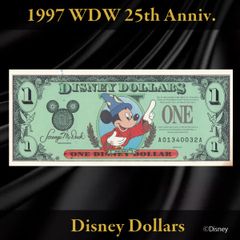 ディズニーダラー 1997年1ドルミッキー WDW25周年 シリーズ - メルカリ