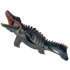ドナリー 海の恐竜 フィギュア 30cm 大迫力 リアル モササウルス プレシオサウルス 恐竜模型 PVC 丈夫 おもちゃ 子供 (モササウルス（単品）) [モササウルス（単品）]のサムネイル