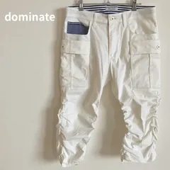 dominate ドミネイト　ホワイトカーゴパンツ　Y2K White くしゅくしゅ　裾　7分丈のサムネイル