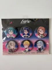 プロジェクトセカイ 3周年 コネクトライブ 缶バッジ 初音 ミク、一花、花里 みのり、小豆沢 こはね、つかさ、宵崎 奏