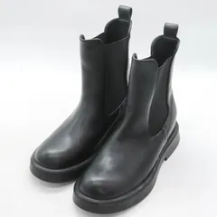 フィットフィット ストレッチサイドゴアブーツ 厚底 ブランド シューズ 靴 黒 レディース Mサイズ ブラック fitfit 【中古】のサムネイル