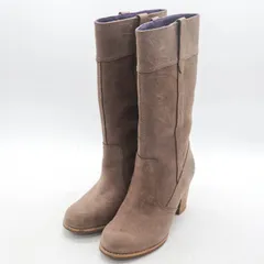 ティンバーランド ブーツ 本革 レザー ブランド シューズ 靴 レディース 22.5サイズ ベージュ Timberland 【中古】