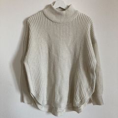 상태좋음 SUGAR SPOON シュガースプーン ハイネック ニット アイボリー 長袖 SO228
