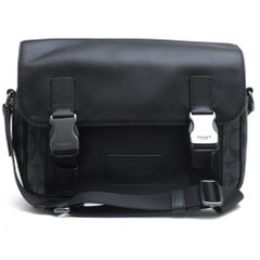 COACH F54149 ヘンリー メッセンジャーバッグ ペブルドレザーブラック