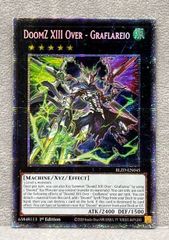 遊戯王 英語 北米版 終刻竜機ⅩⅢ-グラフレイソ スターライトレア 1st