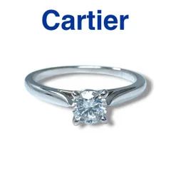 カルティエ リング ソリテール1895 Pt950 ダイヤ 0.23ct 6号 Cartier 46 プラチナ ダイヤモンド レディース ブランド 美品 シルバー 1Pダイヤ 0.23カラット Pt950×ダイヤモンド 指輪 婚約指輪 結婚指輪 アクセサリーのサムネイル