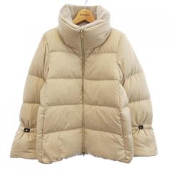 MONCLER BRUNECフリル付きダウンジャケット ベージュ 0サイズ - メルカリ