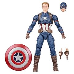 【新品】ハズブロ(Hasbro)MARVEL マーベルレジェンド・シリーズ キャプテン・アメリカ『アベンジャーズ/エンドゲーム』 コレクション用 15cm アクションフィギュア G0607 正規品
