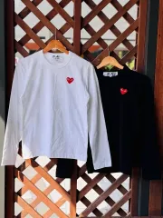 正規品/新品 COMME des GARCONS コム・デ・ギャルソン レッドハート 長袖Tシャツ/ユニセックスのサムネイル