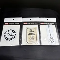 【新品未開封・公式正規品】マーベル スタークインダストリーズ マグネット 3点セット アイアンマン マグネットシート MARVELのサムネイル