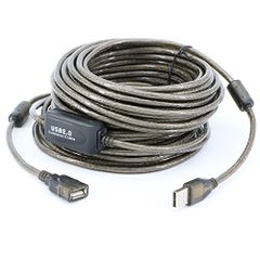USB2.0延長ケーブル 15M リピーターケーブル USB2.0 Aオス-Aメス 480Mbps高速転送 アクティブリピータ 拡張子ケーブル 金メッキコネクタ 取り回し良い 15Mt e371a841