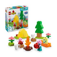 全新樂高(LEGO) 得寶佩佩豬 佩佩豬去露營 玩具 玩具 生日禮物 積木 益智 男孩 女孩 兒童 1歲半 2歲 4歲 幼兒 角色扮演 扮家家酒 10452