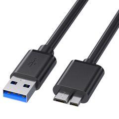 新品 USB3.0 Micro B USBケーブル USB 3.0ケーブル micro B ケーブル オス -オス 高耐久性 5Gbps データ高速転送 3-msung note3/S5/外付けHDD/SSD ハードドライブ/HDカメラなど対応 マイクロB変換