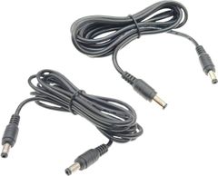 DCケーブル 外径5.5/内径2.1mm(オス/オス) 12V/2A ACアダプタ 監視 防犯カメラ ソーラーパネル LED照明 ペット餌やり ビデオレコーダー電源供給ケーブル C2552120x2 (2m*2本)