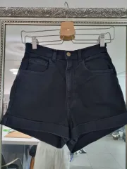 正規品 アメリカンアパレル ブラック ショートパンツ 26のサムネイル