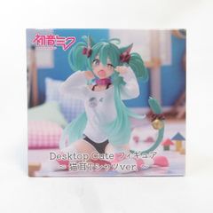 匿名配送】初音ミク Desktop Cute フィギュア 猫耳Tシャツver. - メルカリ