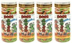 柿の種 風神雷神 110g 4個セット わさび 唐辛子 激辛 おつまみ 柿の種 ハッピーカンパニーのサムネイル