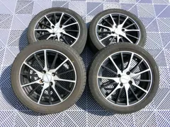[1017] 送料無料 Rembrandt 15インチ アルミホイール 15×5.0J +45 PCD100 ハブ径 約67mm 4穴 4本セット 165/55R15のサムネイル