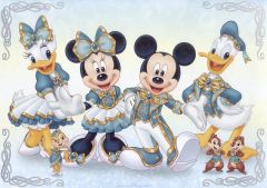 [중고] 포스터 Disney 스페셜 포스터 집합 (미키 & 프렌즈) [이치 반 쿠지 Disney World of Imagination] SP상