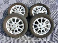 [1023] JOKER 13インチ アルミホイール 13×4.0B +45 PCD100 ハブ径 約73mm 4穴 4本セット 155/65R13のサムネイル