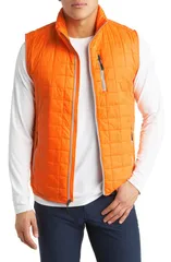 カッターアンドバック メンズ アウター ジャケット・ブルゾン ベスト Cutter Buck Rainier PrimaLoft Vest Satsumaのサムネイル