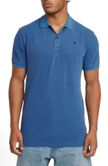 ジースター メンズ トップス ポロシャツ スリムフィット GSTAR Dunda Slim Fit Overdye Piqu Polo Pilot Gdのサムネイル