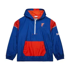 ミッチェルネス メンズ アウター ジャケット・ブルゾン ヴィンテージ ロゴ パーカー Mens Mitchell Ness Royal Florida Gators Anorak Vintage Loのサムネイル
