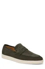 ブルーノマグリ メンズ シューズ ローファー Bruno Magli Prato Penny Loafer Olive Suede オリーブのサムネイル
