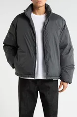 フィアオブゴッド メンズ アウター ジャケット・ブルゾン Fear of God Essentials Puffer Jacket Iron Grey グレーのサムネイル