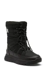 ソレル レディース シューズ ブーツ・レインブーツ トール SOREL Whitney III Waterproof Tall Boot Black Black ブラック