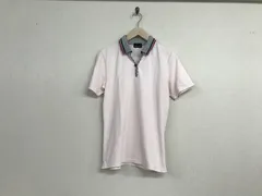 本物タケオキクチtkTAKEOKIKUCHIキーネック半袖ポロシャツメンズサーフアメカジミリタリーワークストリートスケータービジネススーツドレスゴルフピンクLのサムネイル