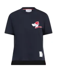 トムブラウン レディース トップス Tシャツ THOM BROWNE Ｔシャツ Navy ネイビーのサムネイル