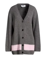 エムエスジイエム レディース アウター カーディガン MSGM Gray グレーのサムネイル