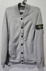 正規品 STONE ISLAND ストーンアイランド ヘビー カーディガン ジャケット 100 / Lのサムネイル