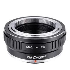 【数量限定】Xマウントカメラ 装着用レンズアダプターリング Fujifilm対応 M42-FX レンズアダプター マウントレンズ マウント変換アダプター M42 富士フィルム対応 X-Pro1 マウントアダプター X-T30 CONCEPT 無限遠実現 高精度のサムネイル