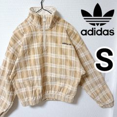アディダス コーデュロイ タータンハーフジップトップ ジャケット