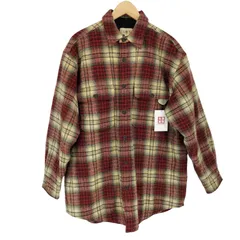 ジェイクルー J.CREW 巨人タグ 裏地キルティング チェック シャツ ジャケット メンズ import：S のサムネイル