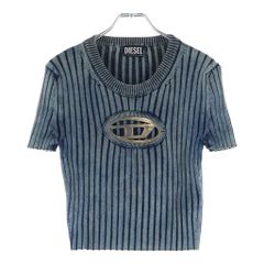 新品DIESEL M-Anaheim ディーゼル リブニット半袖Tシャツトップス