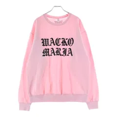 WACKO MARIA (ワコマリア) 22AW CREW NECK SWEAT SHIRT TYPE-1 ロゴエンブロイダリー クルーネックスウェットシャツ トレーナー ピンク 22FW-WMC-SS01のサムネイル