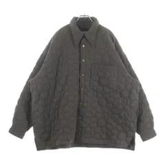 Acne Studios (アクネ ストゥディオズ) Green Olive Quilted Cotton Snaps Shirt Jacket FN-MN-OUTW000775 フラワー刺繍 コットンシャツジャケット オリーヴのサムネイル