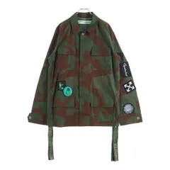 OFF-WHITE (オフホワイト) 19SS Military Jacket ワッペン ミリタリージャケット カーキ OMEL006R19A66021のサムネイル