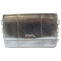 PRADA プラダ パイソン ナイロン チェーン ショルダーバッグ Y2K