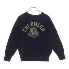 VINTAGE (ヴィンテージ) 60S VINTAGE CHI OMEGA ヴィンテージ ナス紺 カイオメガ ラグランスリーブ クルーネックスウェット トレーナー ネイビーのサムネイル